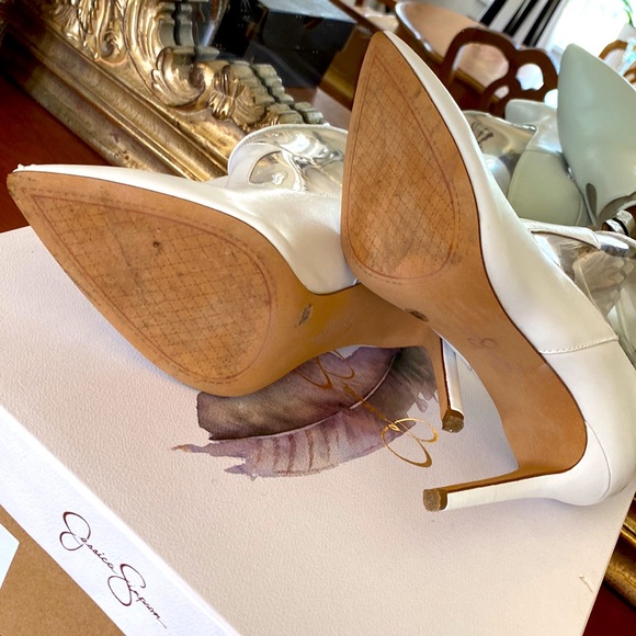 Jessica Simpson Periya White Bootie 7M - Picture 5 of 5